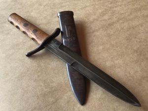 A WW2 Italian MVSN “Black Shirst” Fighting Knife