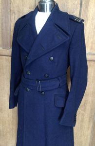 WW2 Named Rhodesian Made RAAF Officers Greatcoat