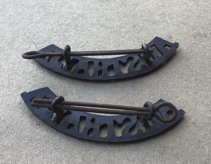 Australia WW1 Matched Pair of Shoulder Titles. — image 2