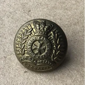 Pre-Federation Victorian Volunteer Cadets QVC Tunic Button