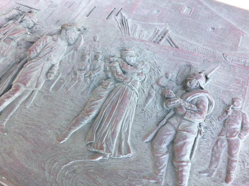 1870 War Bronze Wall Plaque — image 3