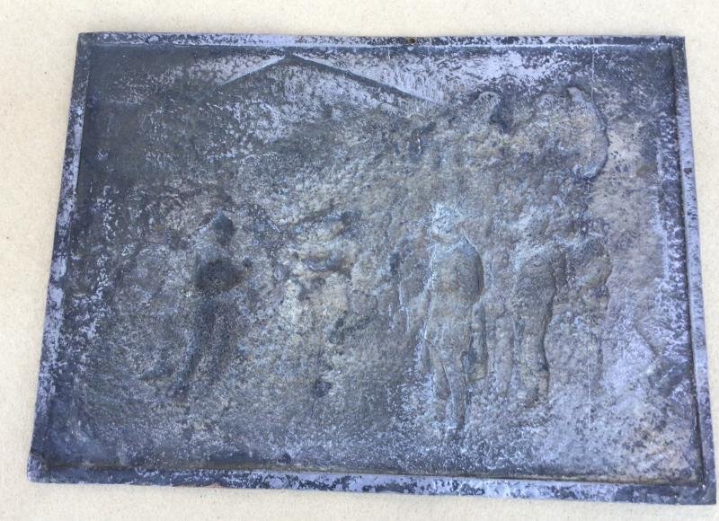 1870 War Bronze Wall Plaque — image 4