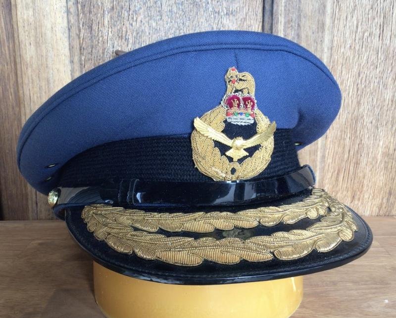 Australia Vietnam War Period RAAF Air Ranks Visor Cap — image 2