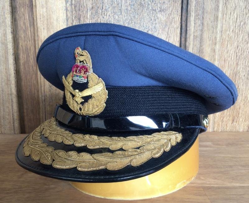 Australia Vietnam War Period RAAF Air Ranks Visor Cap — image 3