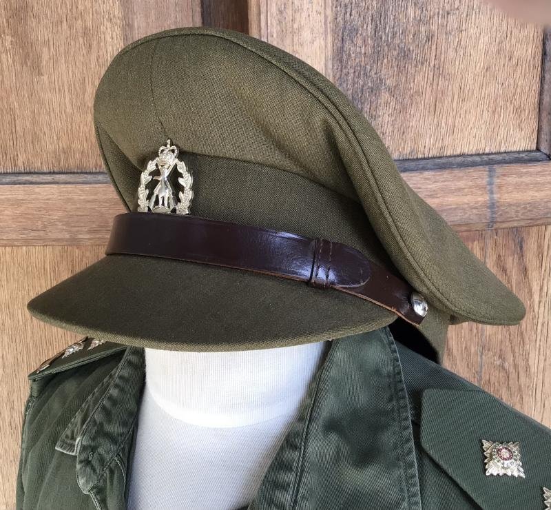 Australia 1960's -80'sArmy Officers Jungle Greens Shirt and Visor cp — image 6