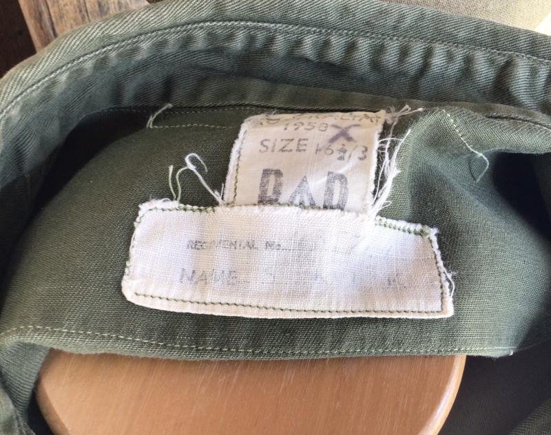 Australia 1960's -80'sArmy Officers Jungle Greens Shirt and Visor cp — image 9