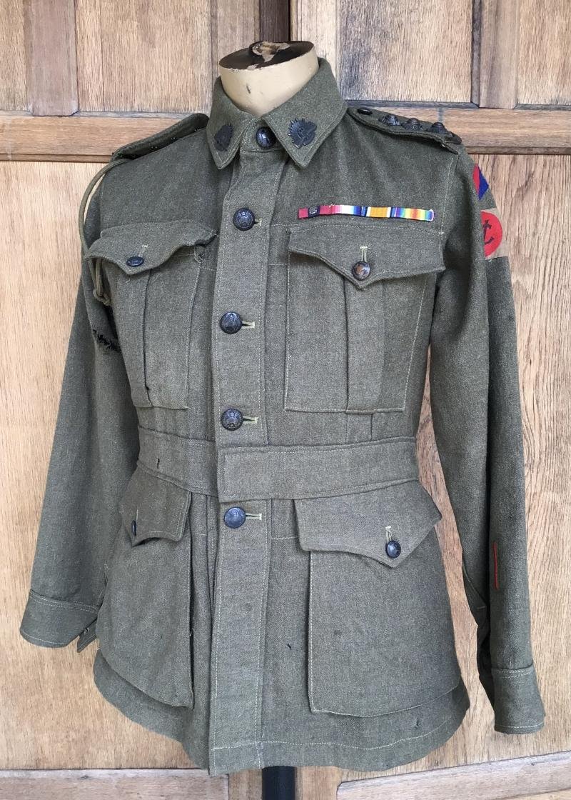 Australia WW2 VDC Officers Field Service Dress Tunic - DCM and Bar Recipient — image 2