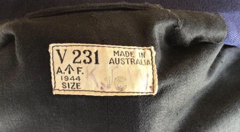 Australia WW2 RAAF Bomb Aimer Officers Service Dress Tunic — image 7
