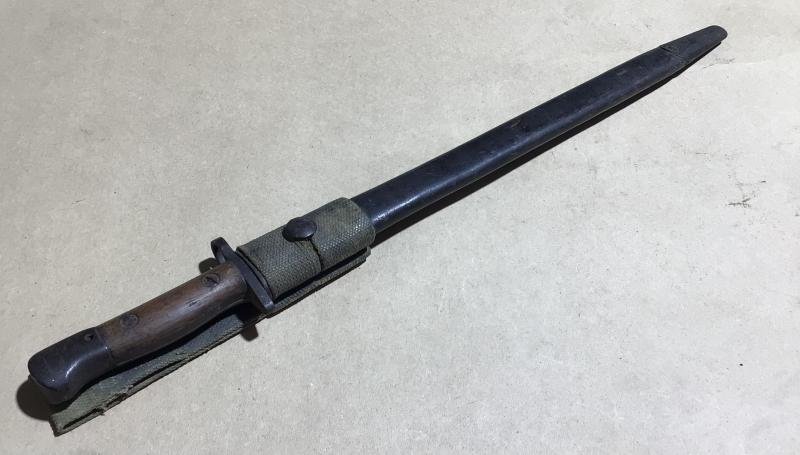 Australia WW2 Pattern 1907 Bayonet - 1945 Dated — image 2