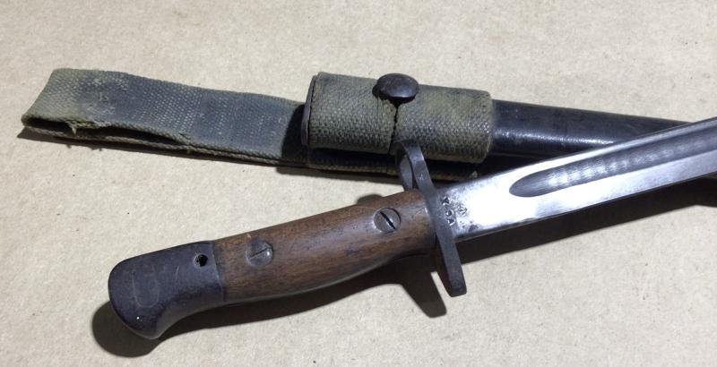 Australia WW2 Pattern 1907 Bayonet - 1945 Dated — image 4