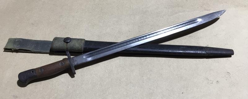 Australia WW2 Pattern 1907 Bayonet - 1945 Dated — image 6