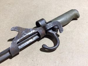 French WW1 Lebel Bayonet with Wire Cutting Attachment