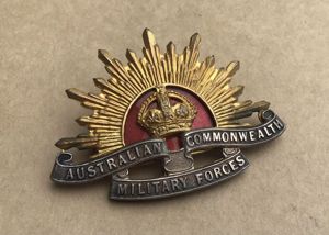 1900-1912 Australian Administrative & Instructional Staff Corps Hat Badge