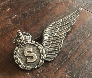 1948-53 RAAF Sterling Silver Signaler Half Wing Brevet