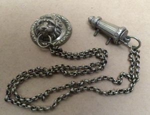 Australia: Pre Fed Officers Cross Belt Chain and Whistle