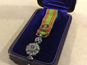 French Tunisia Miniature Order of Nichan Iftikhar with Diamonds