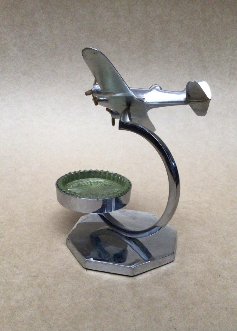 WW2 RAAF Trench Art Aeroplane Ash Tray — image 2