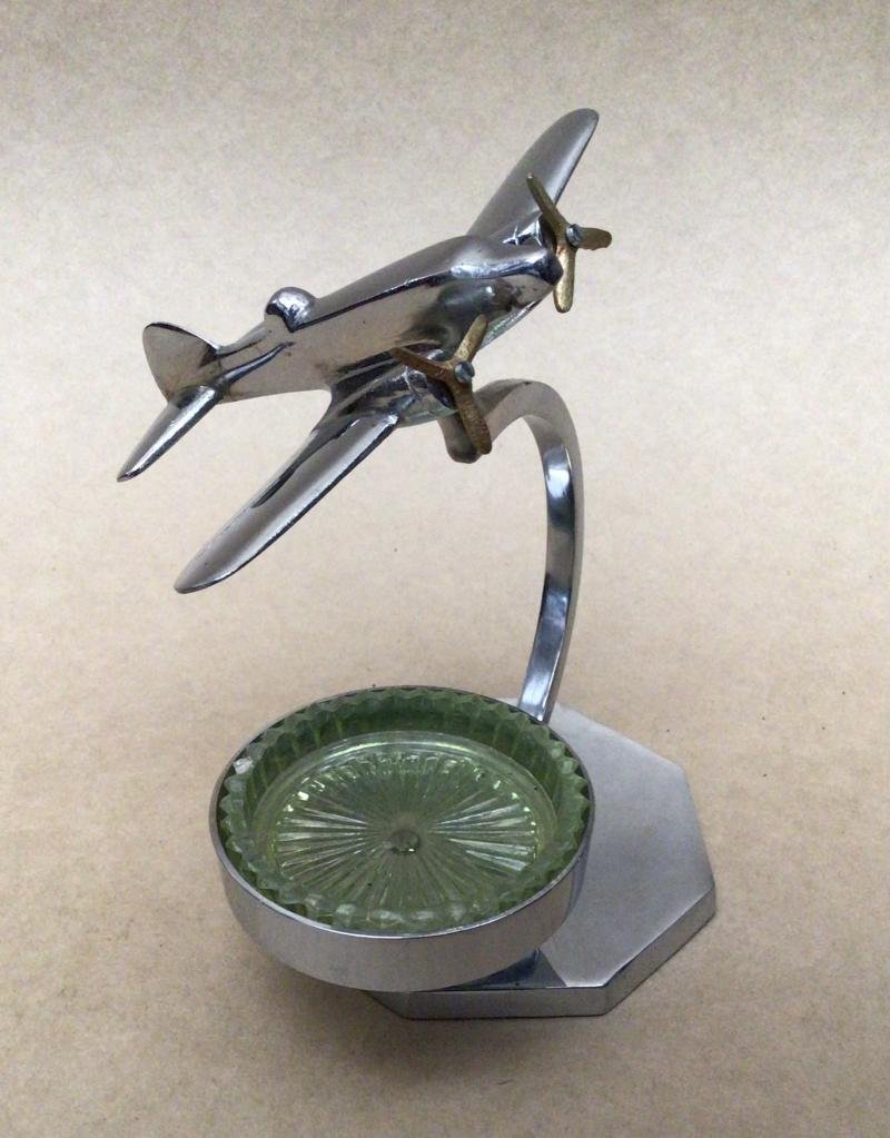 WW2 RAAF Trench Art Aeroplane Ash Tray — image 3