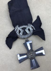Finland WW2 Order Of The Cross Of Liberty, Mourning Cross