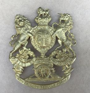 New Zealand 1897 Artillery QVC Helmet Plate