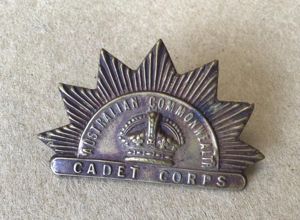1903-1906 Australian Commonwealth Cadet Corps Hat Badge