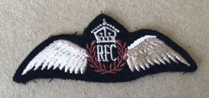 WW2 RFC (RAF) Pilot Wings