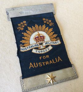 WW1 Australian Next of Kin Mothers' and Widows' Badge
