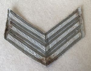 Australia WW2 Sergeant Rank Cheverons