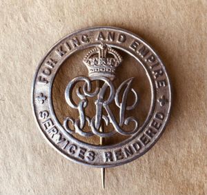 WW1 Silver War Badge - Australian Issue