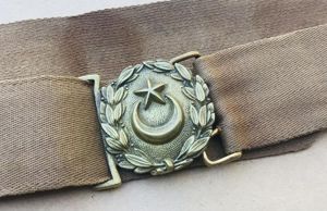 WW1 Turkish Field adapted Officers Belt