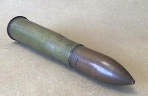 c.1890's 38x 195 R Nordenfelt Round.