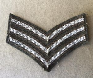 Australia WW2 Army Sergeant Rank Cheverons