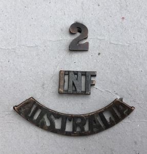 Australia WW1 2nd Infantry Battalion Shoulder Title