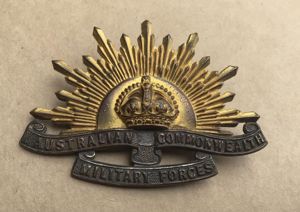 c.1905-1912 A Rare Possibly Unique Rising Sun Hat Badge