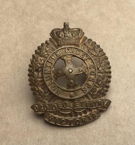 Pre-Federation Victoria Volunteer Cadet Corps Hat Badge