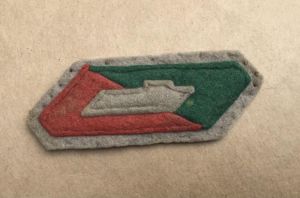 WW2 Colour Patch- 2/6th Armoured Regt
