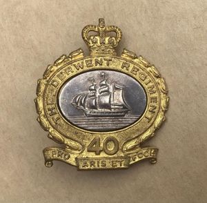 1953-60 Derwent Regiment Hat Badge