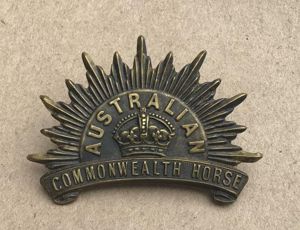 Boer War Australian Commonwealth Horse 2nd Pattern Rising Sun Hat …