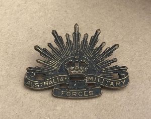 1953-60 Rising Sun Hat Badge