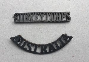 WW1 Australian Army Survey Corps Shoulder Title
