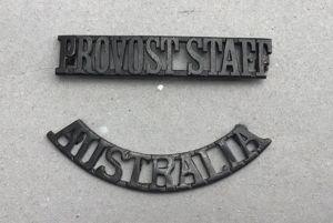 WW1 Australian Army Provost Staff Shoulder Title