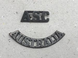 WW1 Australian Army Service Corps Shoulder Title