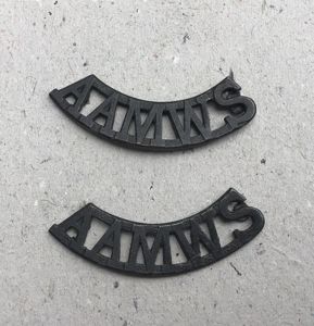 WW2 Australian Army Medical Woman's Service Shoulder Titles