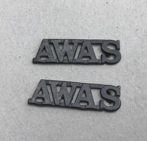 WW2 Australian Army Womens Service Shoulder Titles