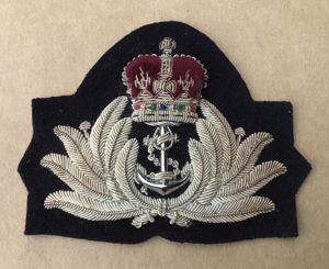 RAN Dockyard Police Officers Hat Badge