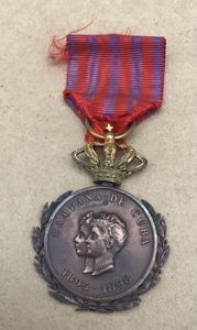 Spain, Kingdom, Cuba Campaign Medal 1895-98