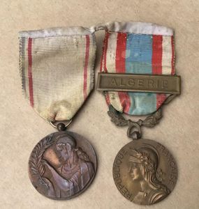 A Pair of 1950's French North African Medals