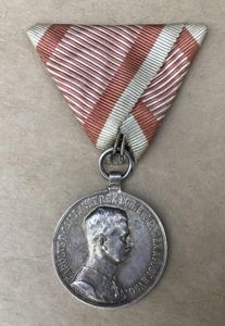 Austria WW1 Small Silver Medal for Bravery