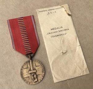 WW2 Romanian Crusade Against Communism Medal