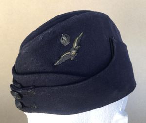 WW2 RAAF Officers Side Cap. -UK Made